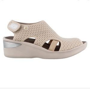 Bzees Spirit Mid Heel Wedge Sandals